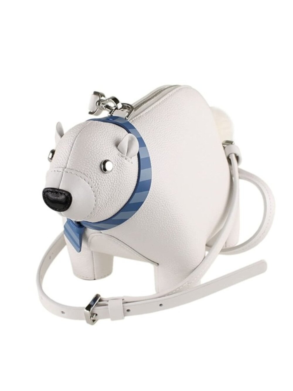 kate spade new york Arctic Friends Polar Bear Crossbody Bag - White